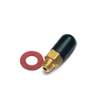 VACUUM ADAPTER, BRASS W/CAP 6MM (EA)