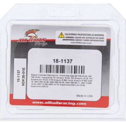 ALL BALLS RACING MASTER CYLINDER REBUILD KIT