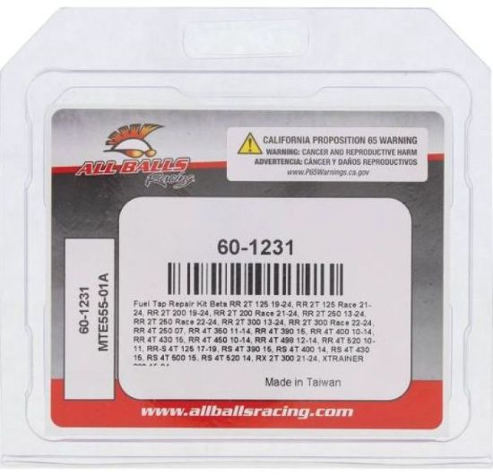 ALL BALLS RACING FUEL TAP REPAIR KIT  HONDA RIVET STYLE