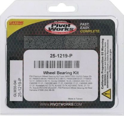 PIVOT WORKS WHEEL BEARING KIT PREMIUM BEARINGS