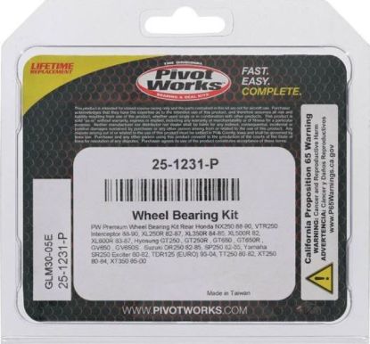 PIVOT WORKS WHEEL BEARING KIT PREMIUM BEARINGS