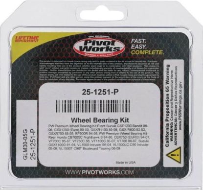 PIVOT WORKS WHEEL BEARING KIT PREMIUM BEARINGS