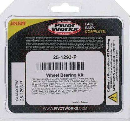 PIVOT WORKS WHEEL BEARING KIT PREMIUM BEARINGS