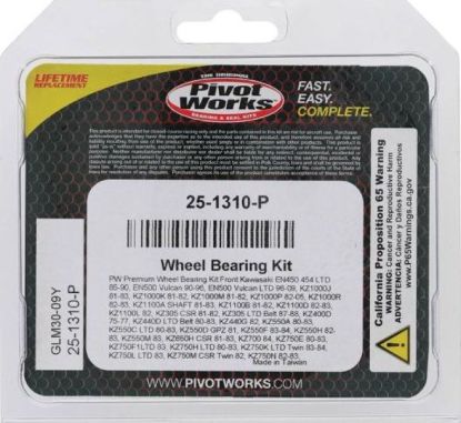 PIVOT WORKS WHEEL BEARING KIT PREMIUM BEARINGS