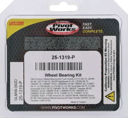 PIVOT WORKS WHEEL BEARING KIT PREMIUM BEARINGS