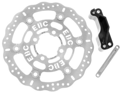 EBC SILVER CENTER HUB OVERSIZE DISCS - 250MM - C/W BRACKET