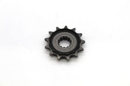 JT STEEL FRONT SPROCKET HONDA 13 TOOTH W/RUBBER