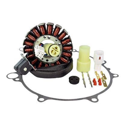 RMSTATOR KIT HIGH OUTPUT STATOR 300 W + CRANKCASE COVER GASKET