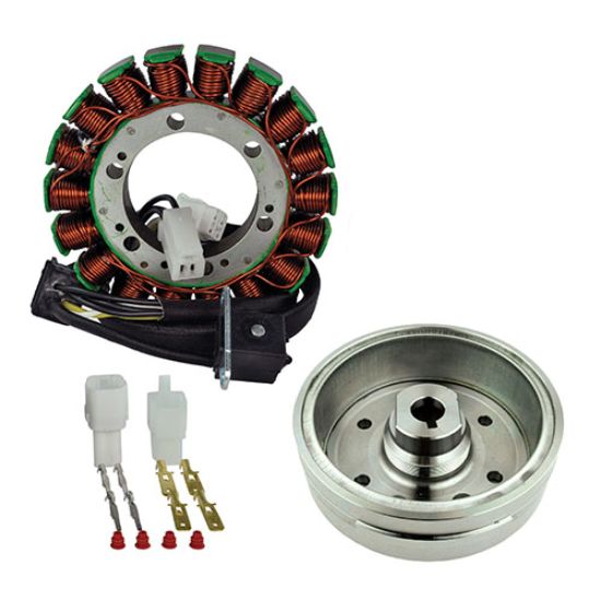 RMSTATOR KIT STATOR + IMPROVED MAGNETO FLYWHEEL