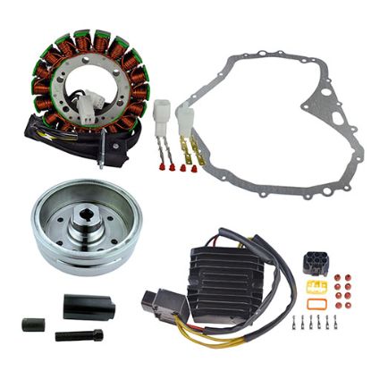 RMSTATOR KIT FLYWHEEL + PULLER + STATOR + MOSFET REG + GASK