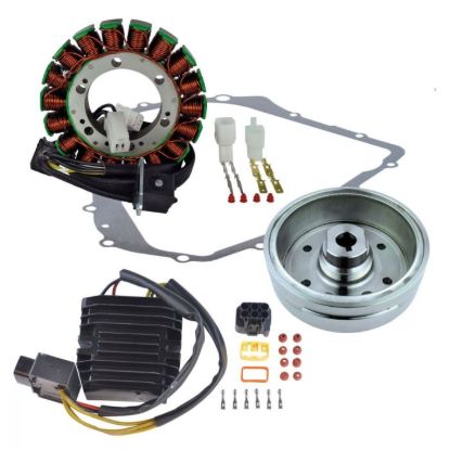 RMSTATOR STATOR FLYWHEEL MOSFET REG REC CRANKCASE COVER GASK