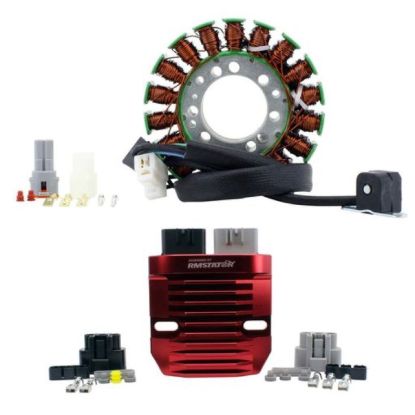 STATOR + RED ALUMINUM MOSFET REGULATOR