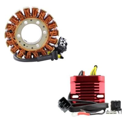 GENERATOR STATOR + ALUMINUM MACHINED MOSFET REGULATOR