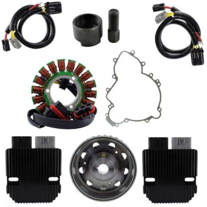 RMSTATOR REVOLT VOLT REG + SPLYT STATOR + FLYWHEEL + GASKET