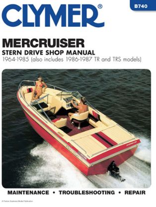 CLYMER MANUAL, MERCRUISER STRN DRV 64-1985