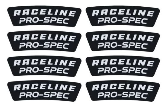 A14-ALPHA 15"BDLK RING DECAL(47.8MM)BLK 8PACK