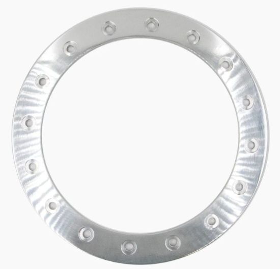12" POLISHED BL RING 16 HOLE 8MM