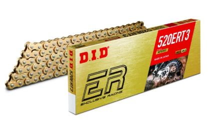 D.I.D NON-SEALED CHAIN 520ERT3 GOLD 100FT