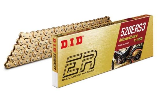 D.I.D NON-SEALED CHAIN 520ERS3 GOLD 120RB