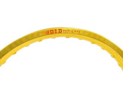 D.I.D RIM 19X1.85 STX YELLOW SUZUKI