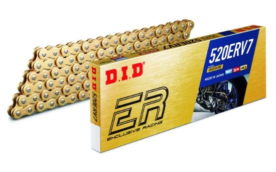 D.I.D X-RING CHAIN 520ERV7 GOLD 100FT ZJ