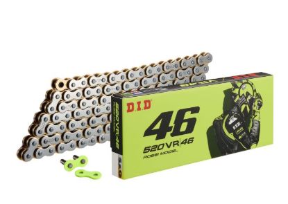 D.I.D X-RING CHAIN 520VR46 S&G 126ZB