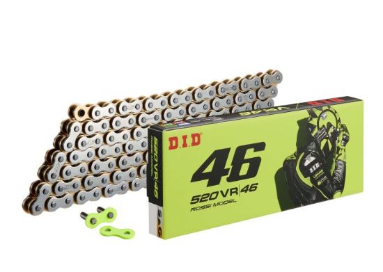D.I.D X-RING CHAIN 520VR46 S&G 126ZB