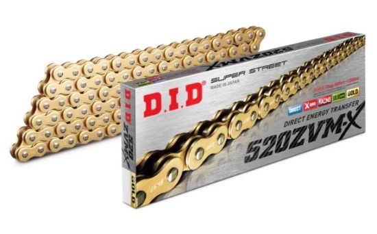 D.I.D X-RING CHAIN 520ZVM-X GOLD 160ZB