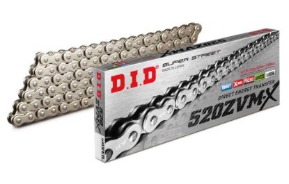 D.I.D X-RING CHAIN 520ZVM-X SILVER 110ZB