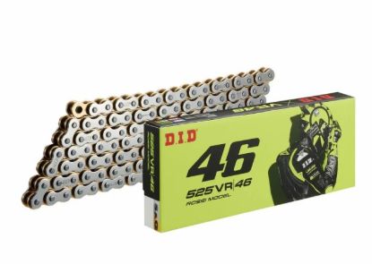 D.I.D X-RING CHAIN 525VR46 S&G 122ZB