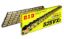 D.I.D X-RING CHAIN 525VX3 GOLD & BLACK 150ZB