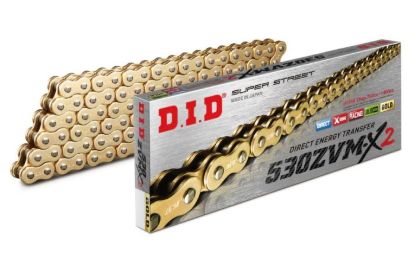D.I.D X-RING CHAIN 530ZVM-X2 GOLD 114ZB