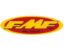 FMF AUTHORIZED DEALER STKR (YEL/RED) (INDIVIDUAL)