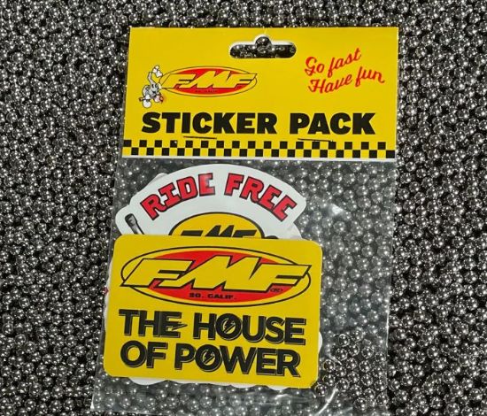 FMF GO FAST HAVE FUN STICKER PACK