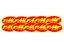 FMF VINTAGE OVAL STKR (10 PACK)