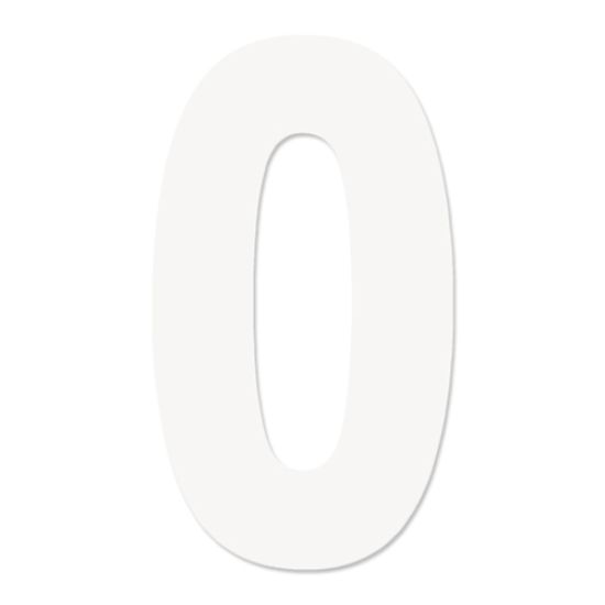 FX 2015 NUMBERS PRO 4" WHITE 0