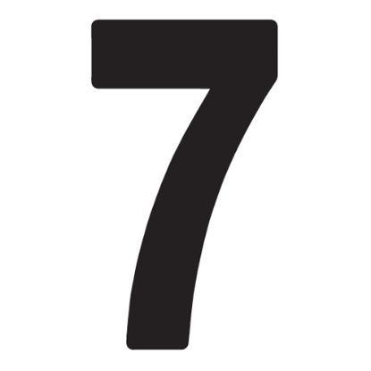 FX 2015 NUMBERS PRO 7" BLACK 7