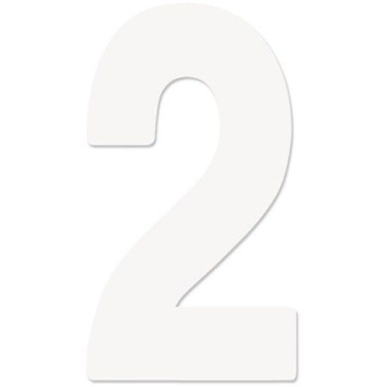 FX 2015 NUMBERS STANDARD 6" WHITE 2