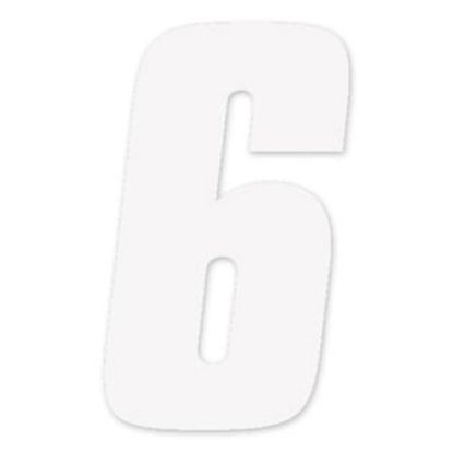 FX 2015 NUMBERS STANDARD 6" WHITE 7