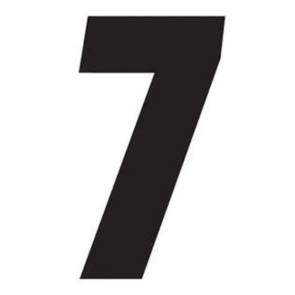 FX 2015 NUMBERS STANDARD 8" BLACK 7
