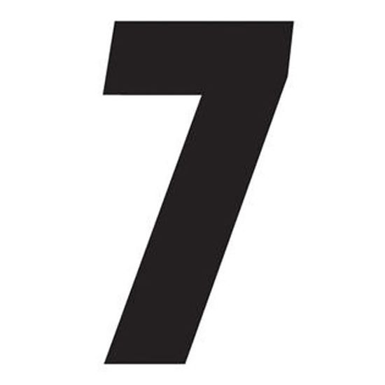 FX 2015 NUMBERS STANDARD 8" BLACK 7