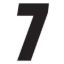 FX 2015 NUMBERS STANDARD 8" BLACK 7