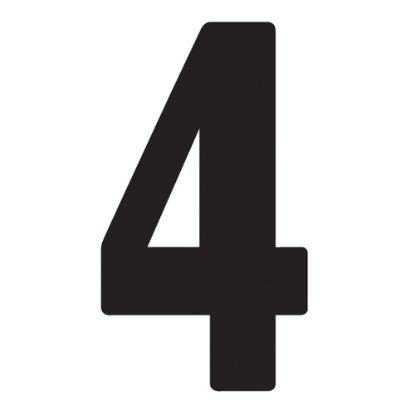 FX 2015 NUMBERS PRO 4" BLACK 4