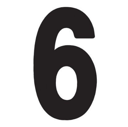 FX 2015 NUMBERS PRO 4" BLACK 6