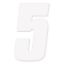 FX 2015 NUMBERS FACTORY 4" WHITE 5