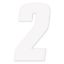 FX 2015 NUMBERS FACTORY 4" WHITE 2