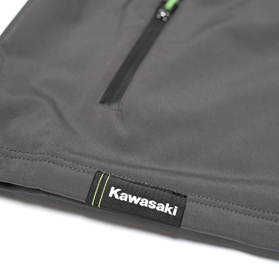 FACTORY EFFEX KAWASAKI SOFT-SHELL JACKET / GRAY XXL