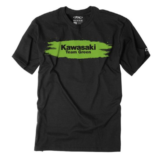 FACTORY EFFEX KAWASAKI TEAM GREEN YOUTH T-SHIRT / BLACK M