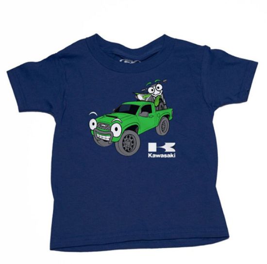 FACTORY EFFEX KAWASAKI NEW TODDLER T-SHIRT / BLUE 2T