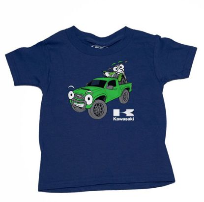 FACTORY EFFEX KAWASAKI NEW TODDLER T-SHIRT / BLUE 3T